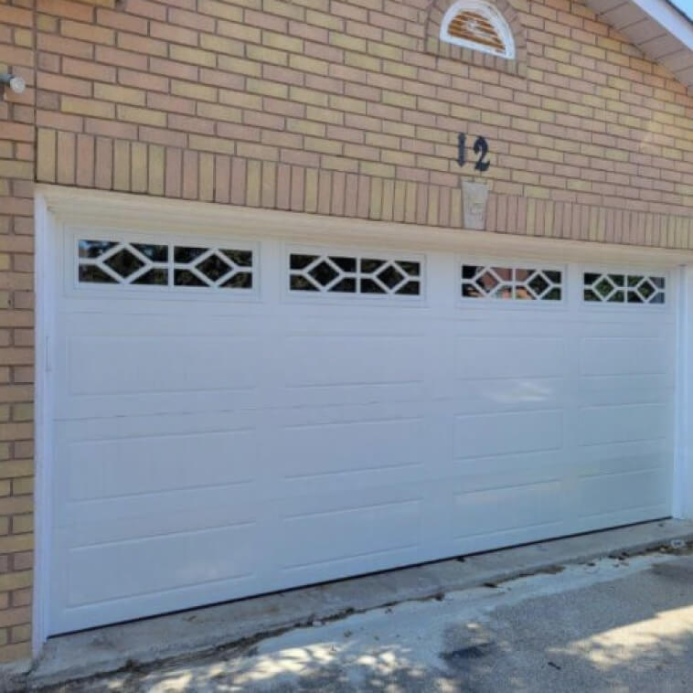 White Garage Door